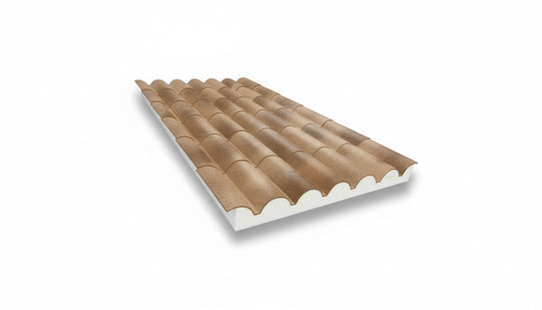 Panel Sandwich Imitación Teja