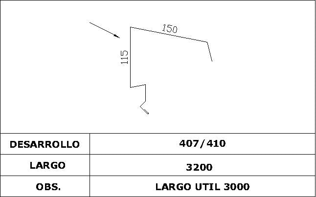 Coronación Trasera Troquelada AIS 3G, 5G, TAP