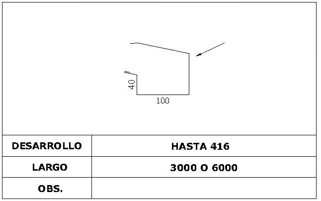 Frontal Canalón AIS 3G, 5G, TAP
